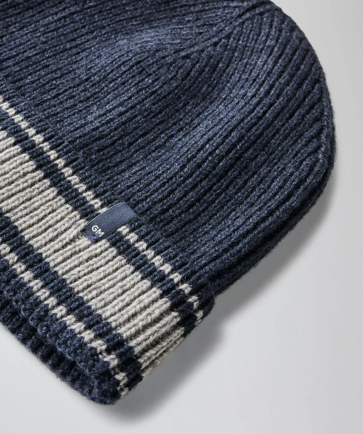 Wool Blend Beanie - Navy sold by GAZMAN product image thumbnail 2