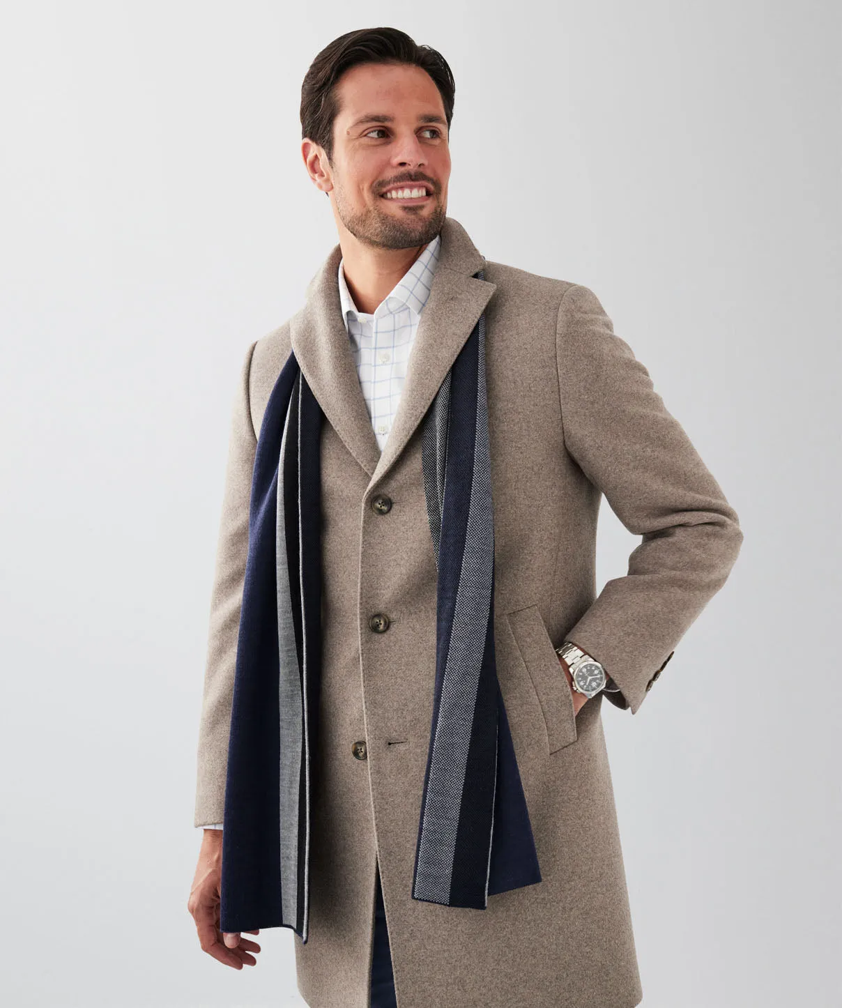 Block Stripe Scarf - Multi Stripe sold by GAZMAN product image thumbnail 3