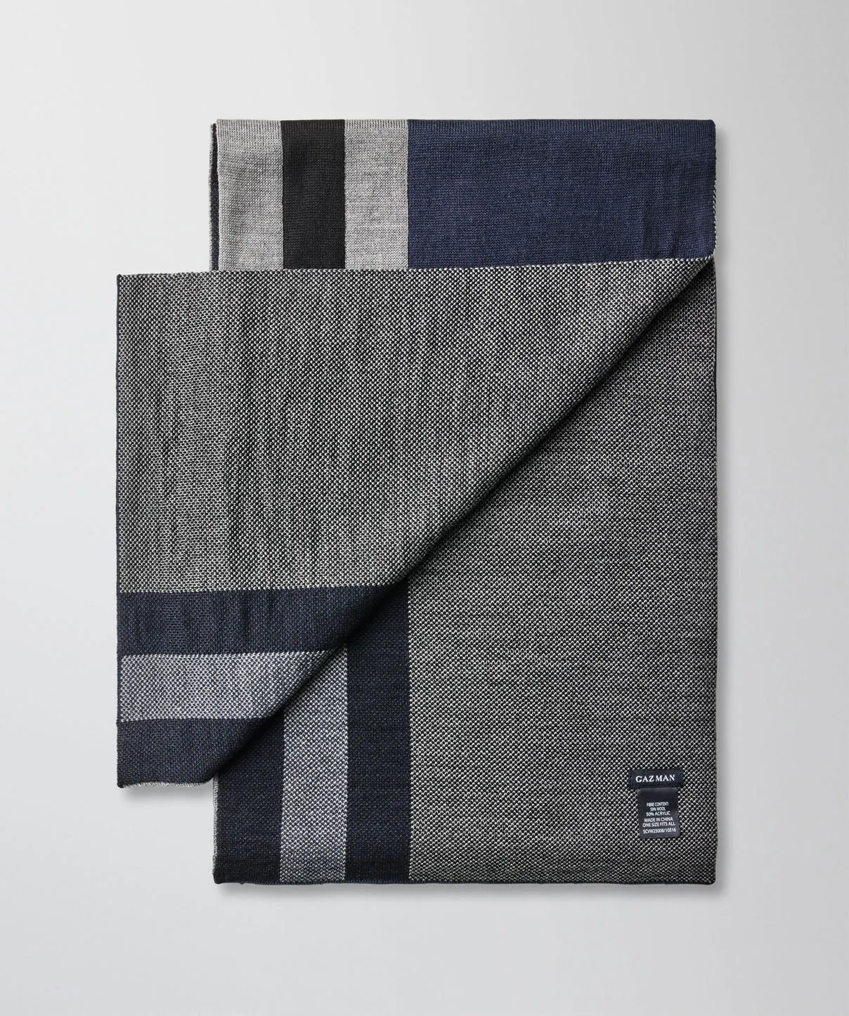 Block Stripe Scarf - Multi Stripe sold by GAZMAN