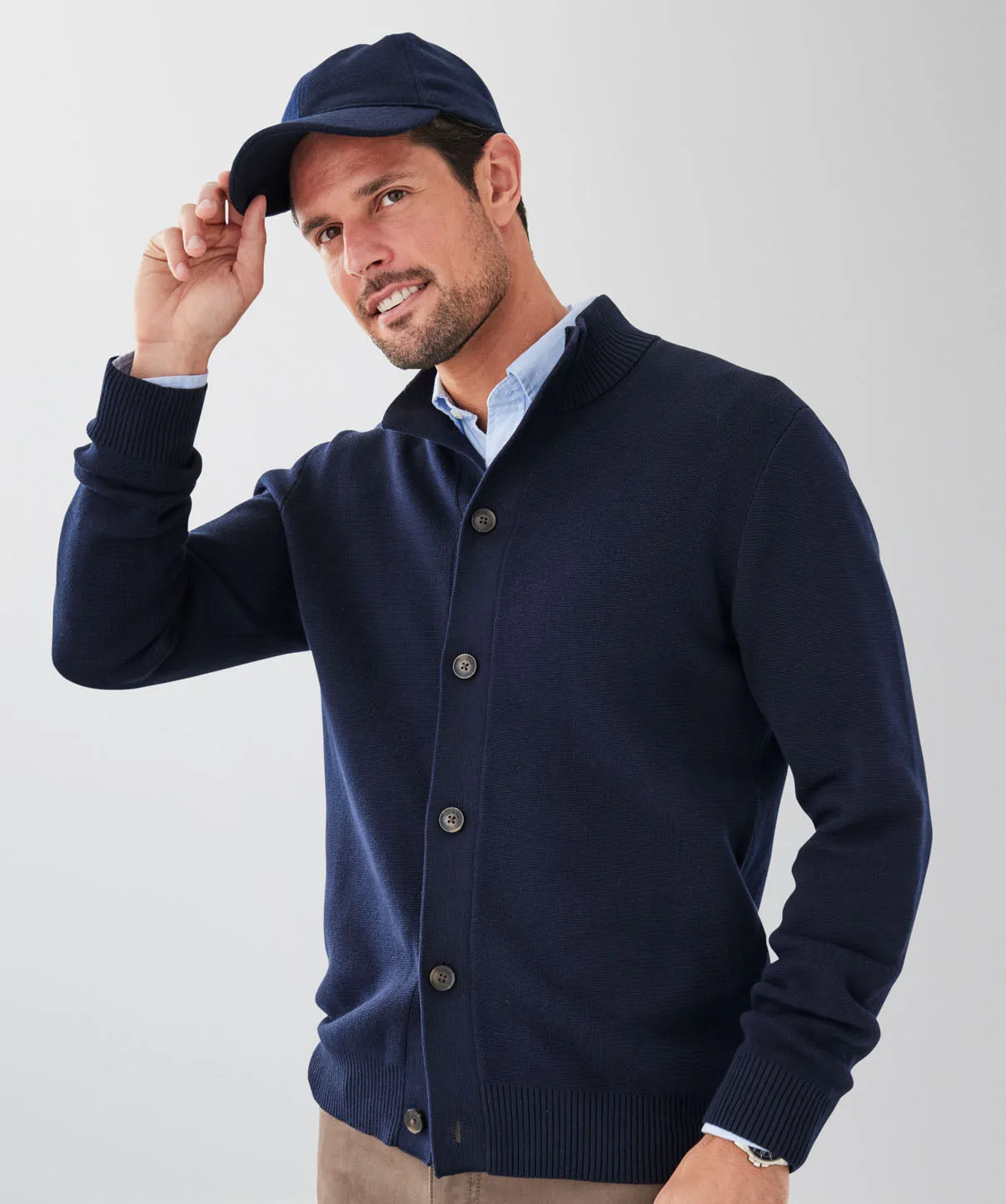Wool Blend Cap - Navy sold by GAZMAN product image thumbnail 4
