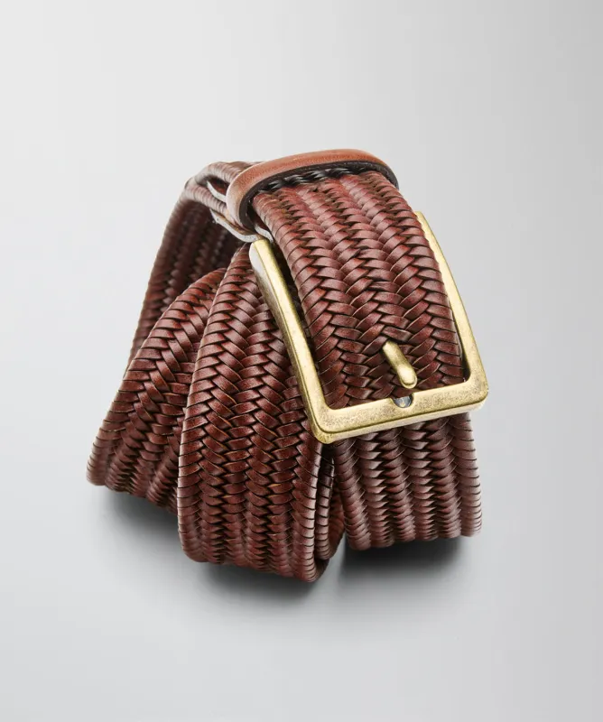 Woven Stretch Belt - Tan sold by GAZMAN