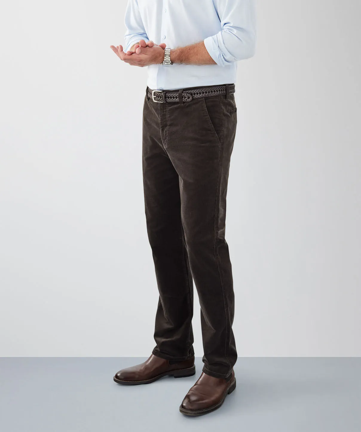 Stretch Cord Pant - Ash sold by GAZMAN product image thumbnail 5