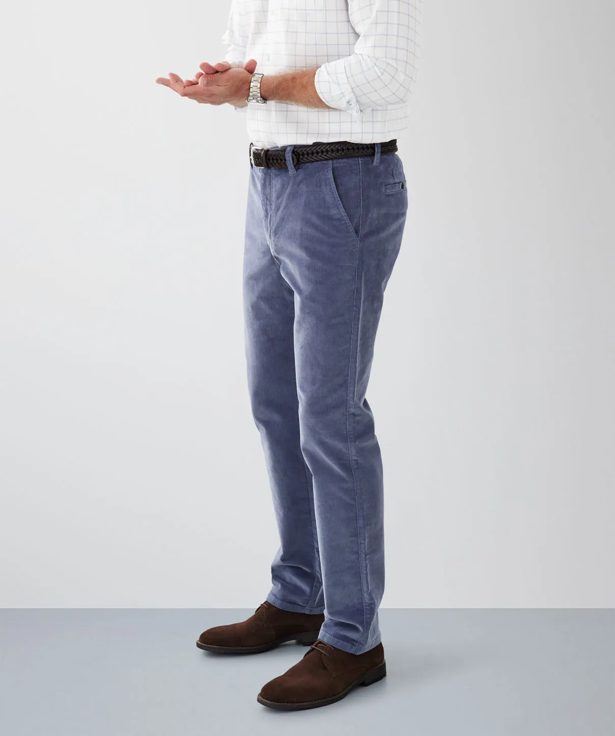 Stretch Cord Pant - Blue sold by GAZMAN product image thumbnail 2