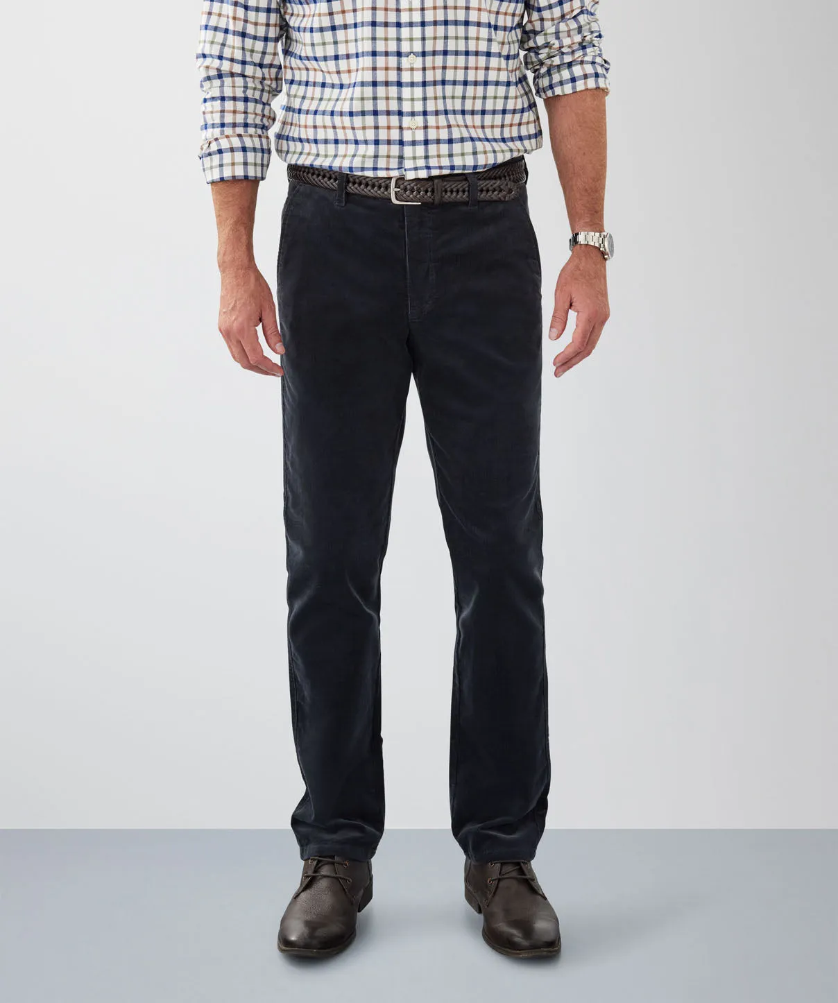 Stretch Cord Pant - Charcoal sold by GAZMAN