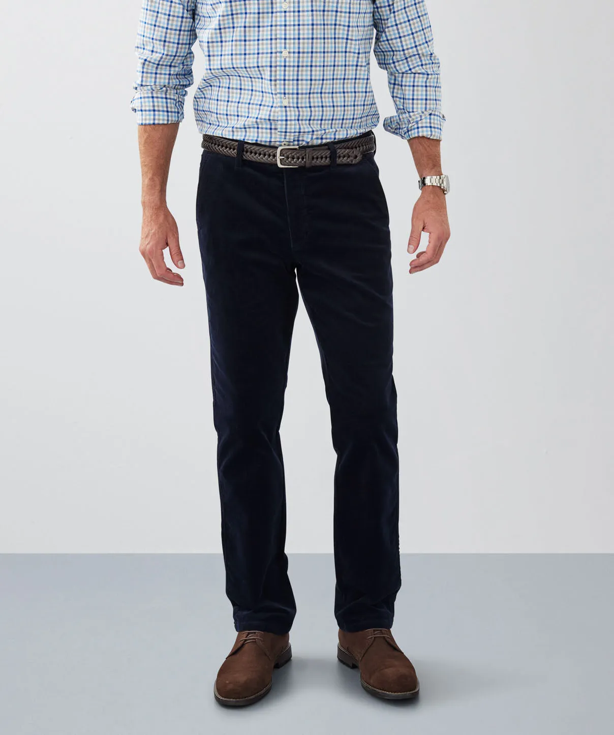 Stretch Cord Pant - Navy sold by GAZMAN