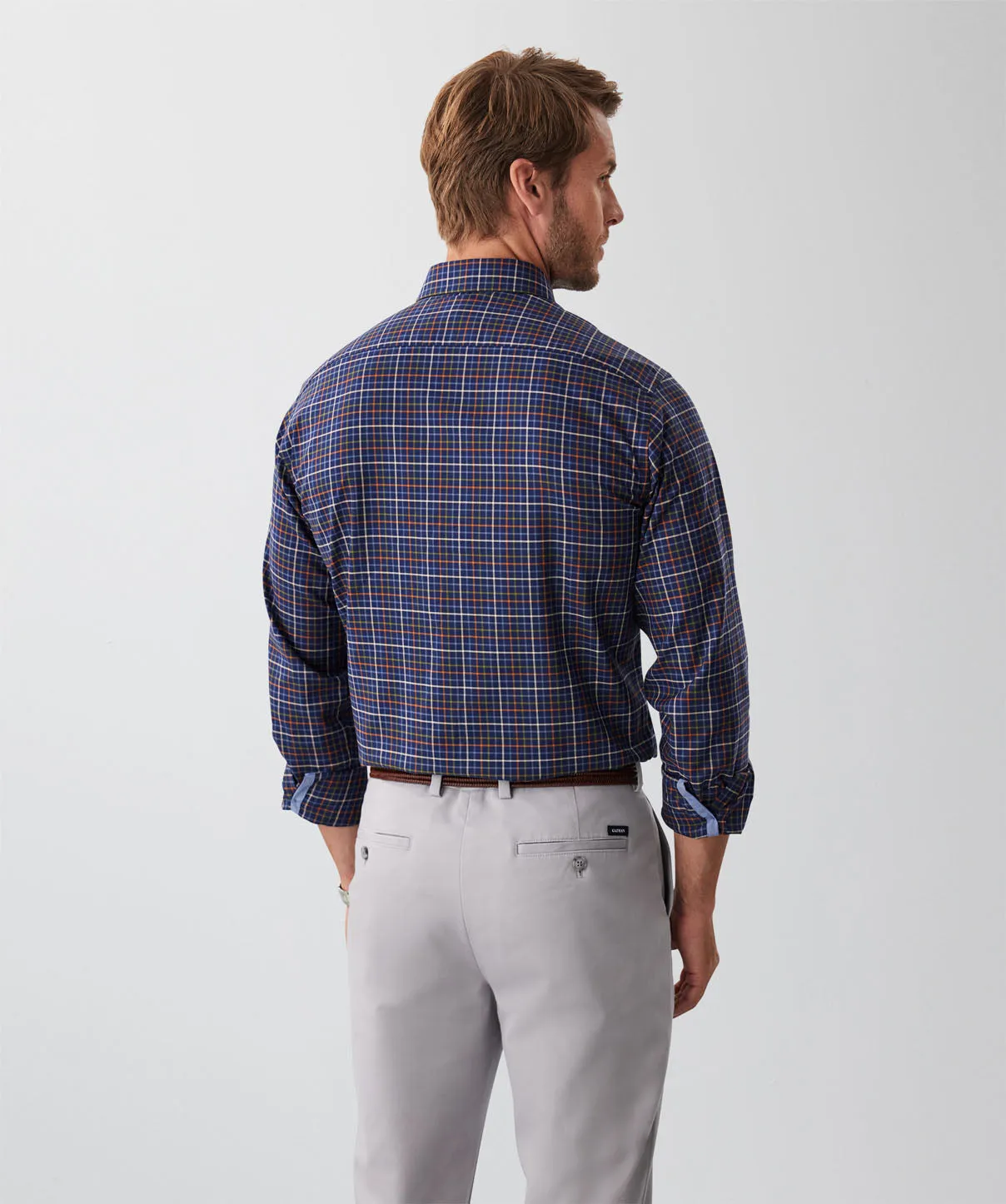 Tailored Fit Easy Care Multi Check Long Sleeve Shirt - Multi Check sold by GAZMAN product image thumbnail 3