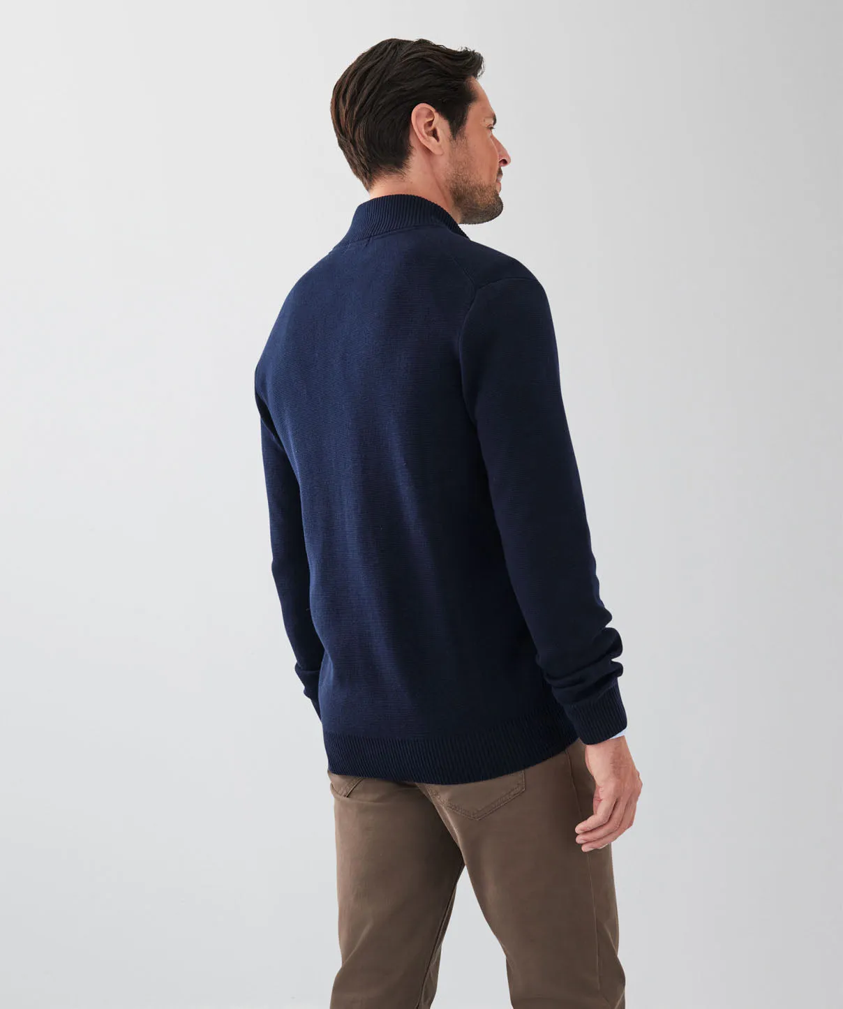 Button Through Cardigan - Navy sold by GAZMAN product image thumbnail 2