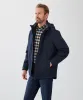 Stadium Hooded Jacket - Navy sold by GAZMAN
