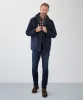 Stadium Hooded Jacket - Navy sold by GAZMAN