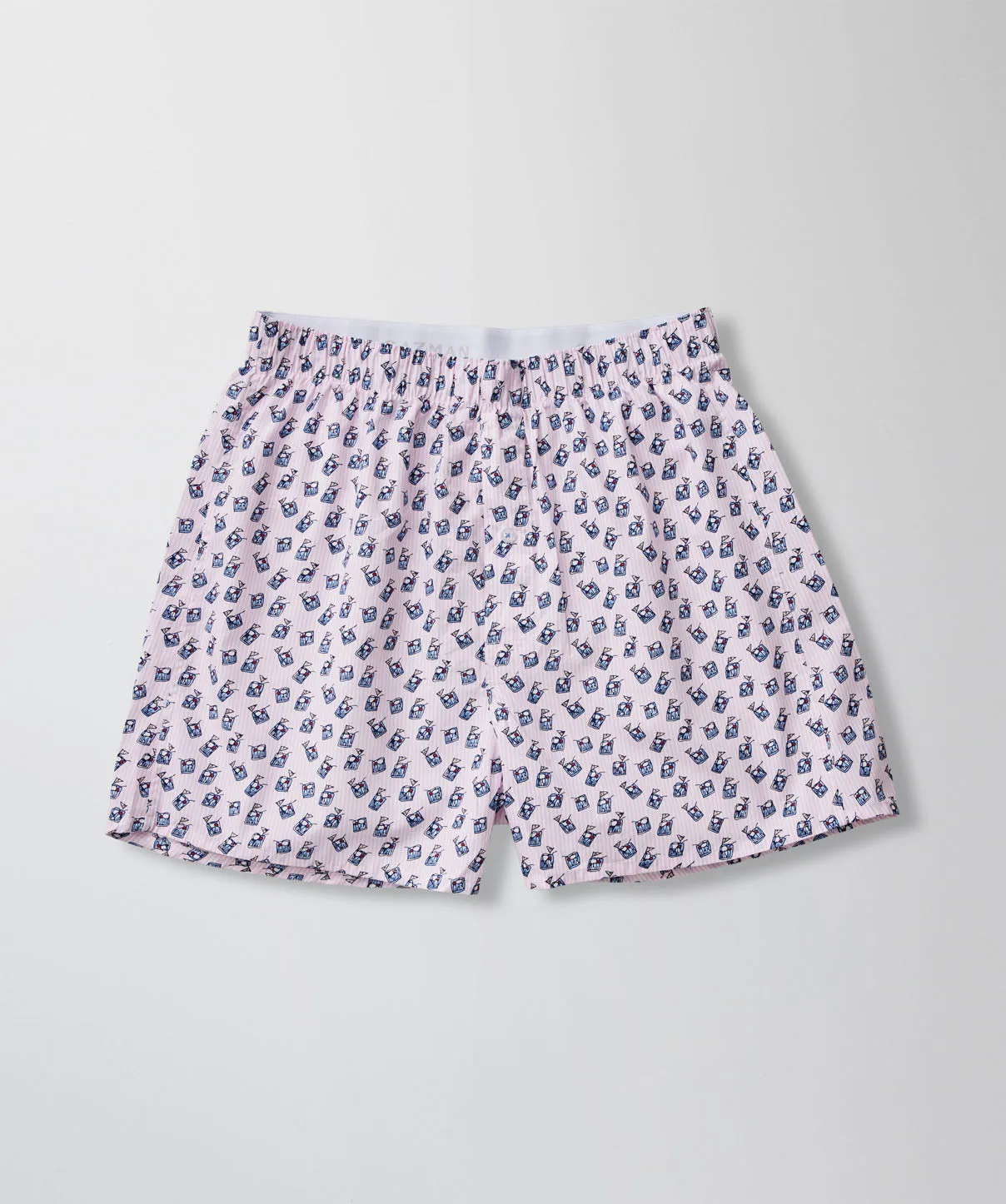Cocktail Print Boxers - Pink sold by GAZMAN product image thumbnail 2