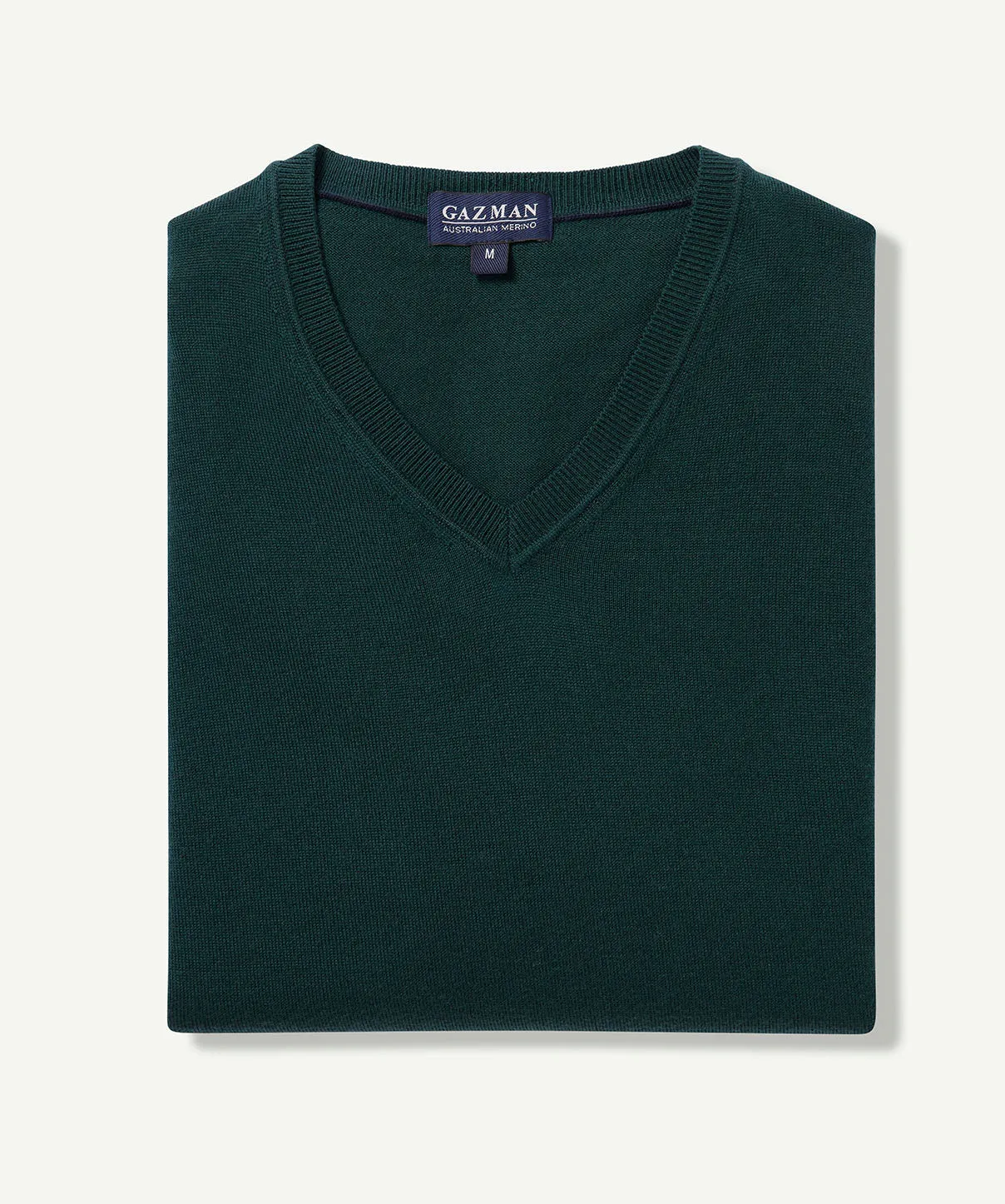 Merino V Neck Knit - Forest sold by GAZMAN product image thumbnail 2