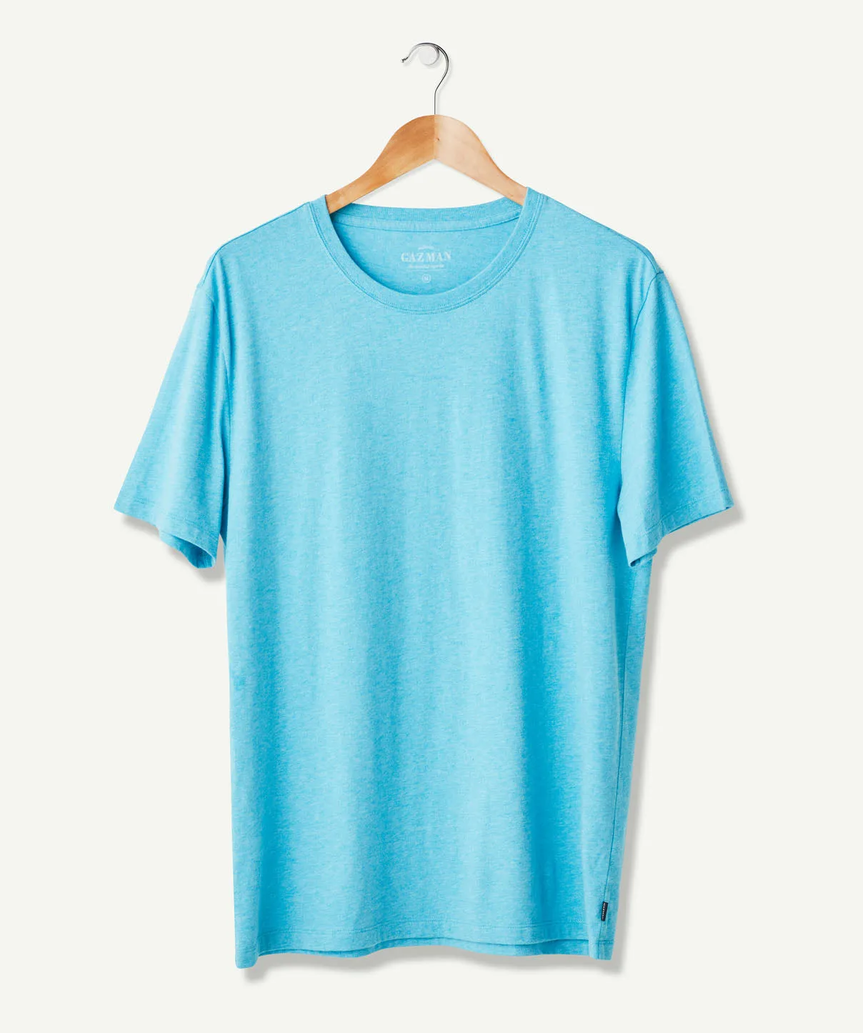 Basic Crew T-shirt - Cayman Blue sold by GAZMAN product image thumbnail 2