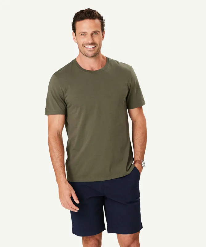 Basic Crew T-shirt - Khaki sold by GAZMAN