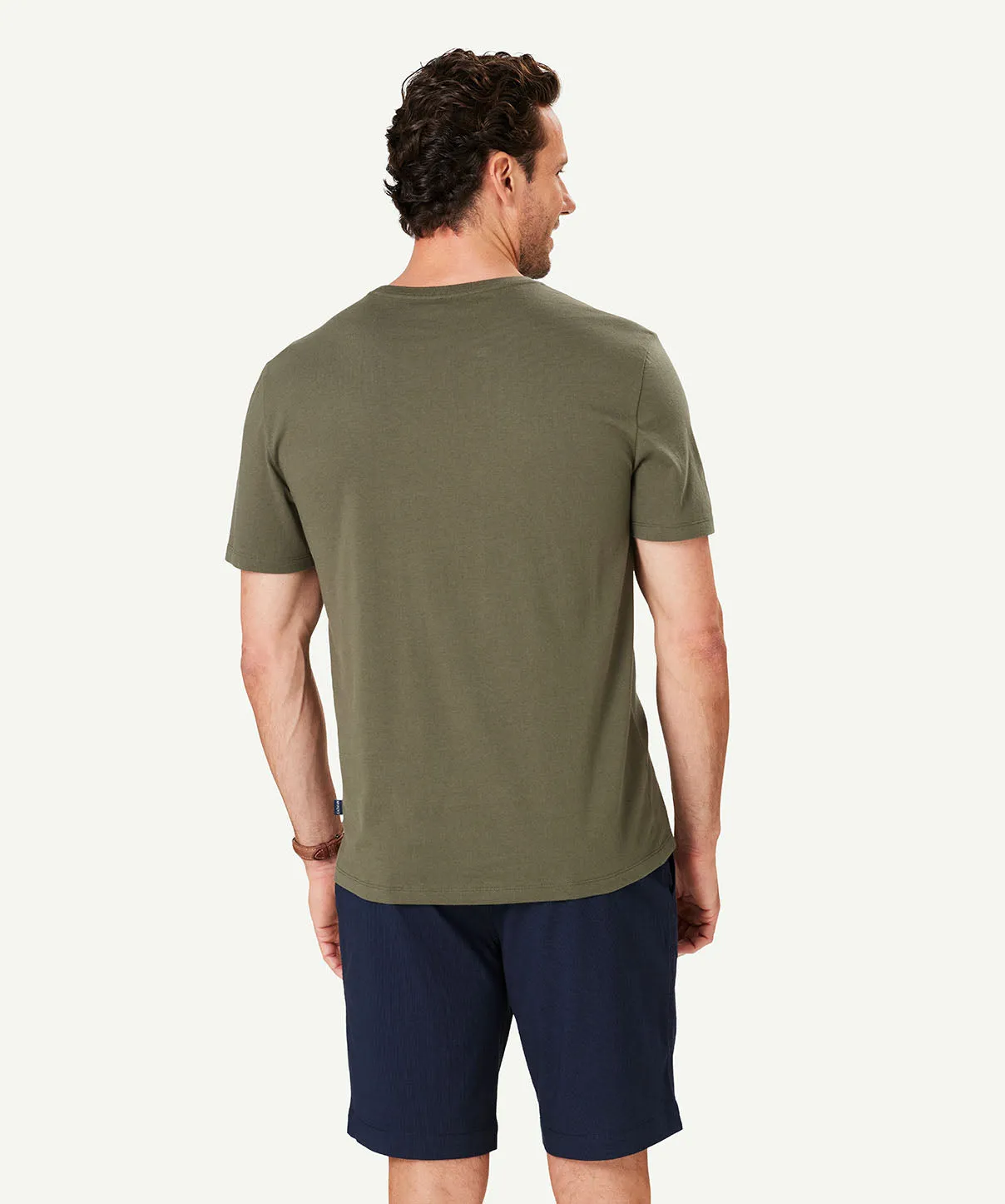 Basic Crew T-shirt - Khaki sold by GAZMAN product image thumbnail 2
