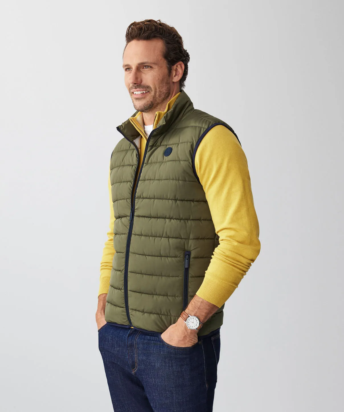 Lightweight Puffer Vest - Moss sold by GAZMAN product image thumbnail 5