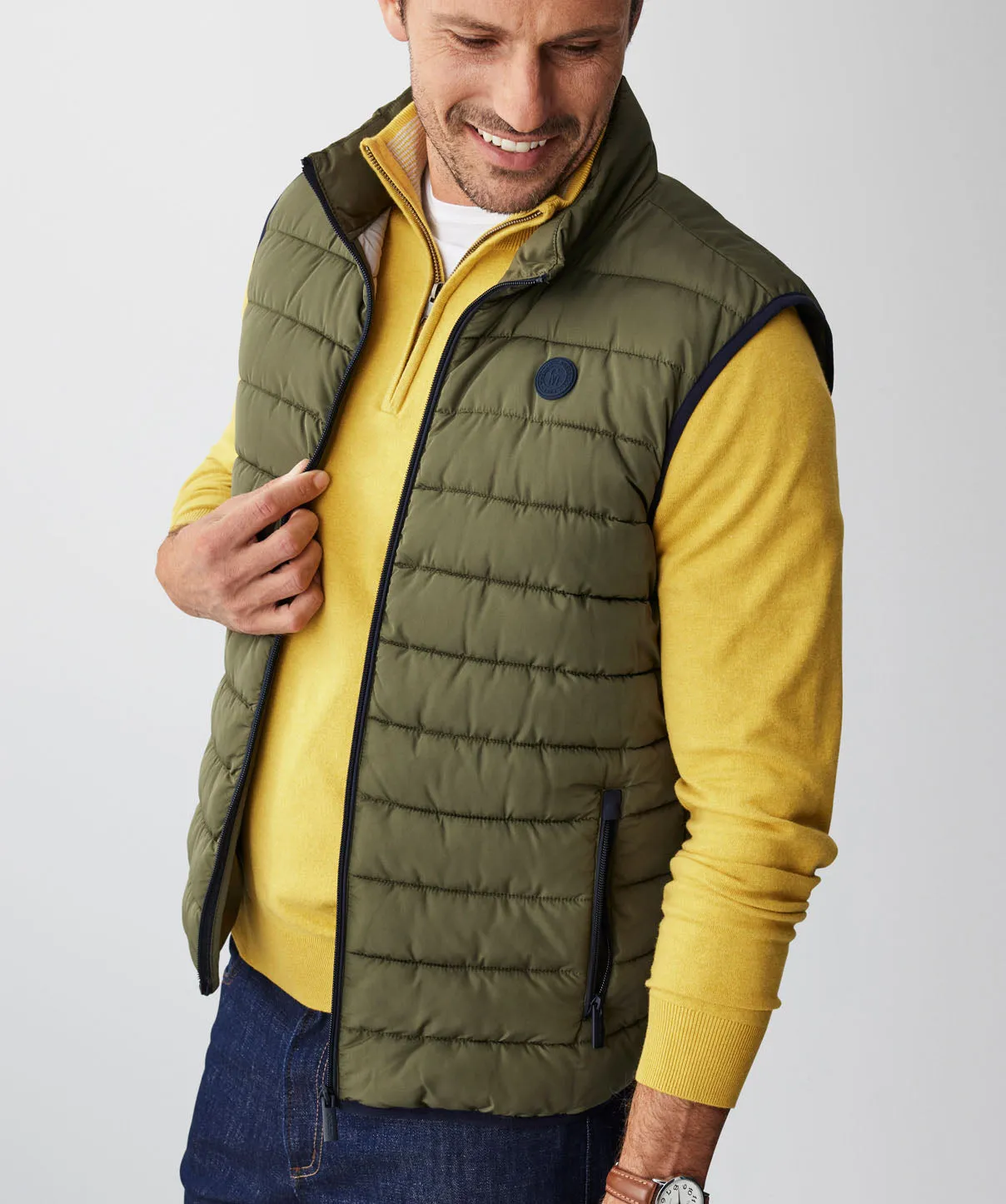 Lightweight Puffer Vest - Moss sold by GAZMAN