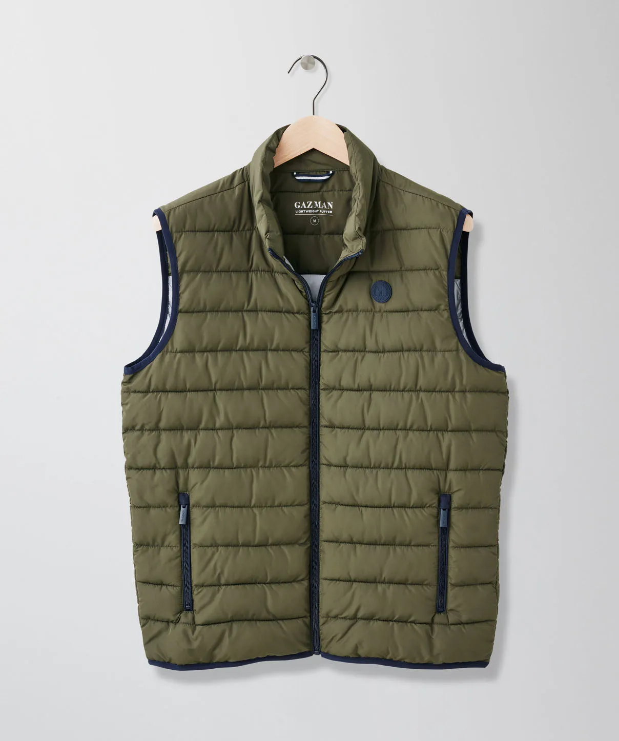 Lightweight Puffer Vest - Moss sold by GAZMAN product image thumbnail 2