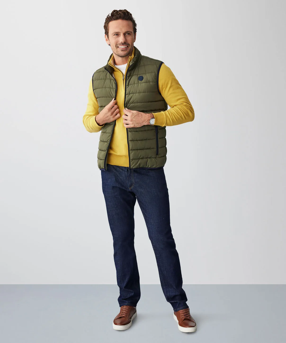 Lightweight Puffer Vest - Moss sold by GAZMAN product image thumbnail 4