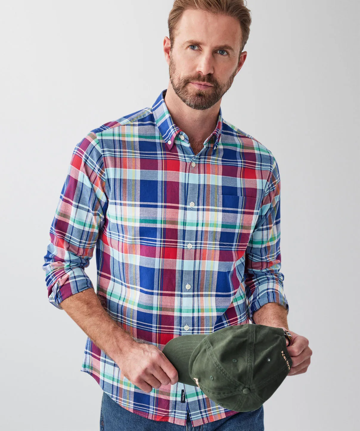 Tailored Fit Casual Multi Check Long Sleeve Shirt - Multi sold by GAZMAN product image thumbnail 3