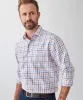 Non-Iron Dobby Twill Check Long Sleeve Shirt - Multi Check sold by GAZMAN