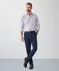 Non-Iron Dobby Twill Check Long Sleeve Shirt - Multi Check sold by GAZMAN