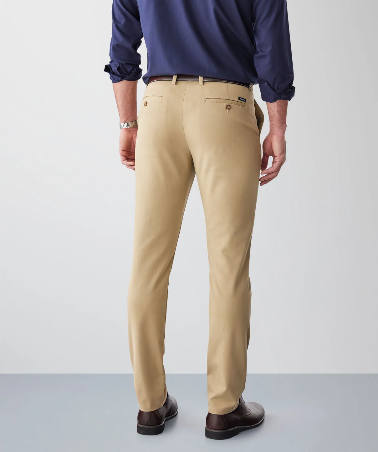 Non-Iron Modern Chino Pants - Desert sold by GAZMAN product image thumbnail 2