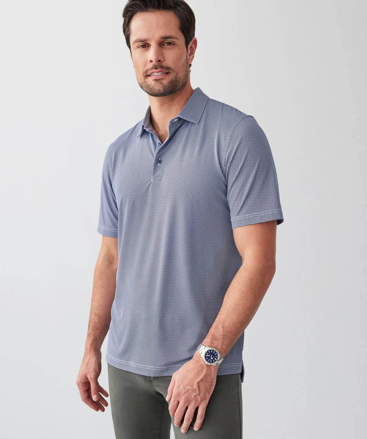 GAZFLEX Geo Polo - Navy sold by GAZMAN product image thumbnail 3
