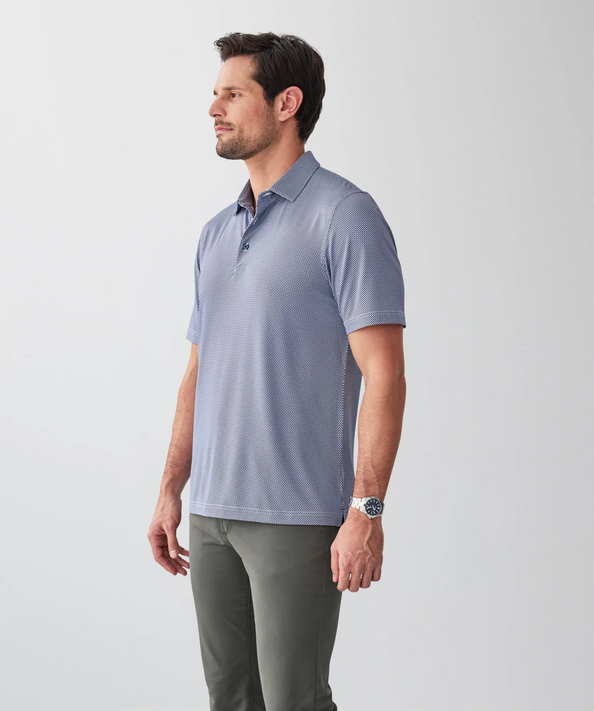 GAZFLEX Geo Polo - Navy sold by GAZMAN product image thumbnail 5
