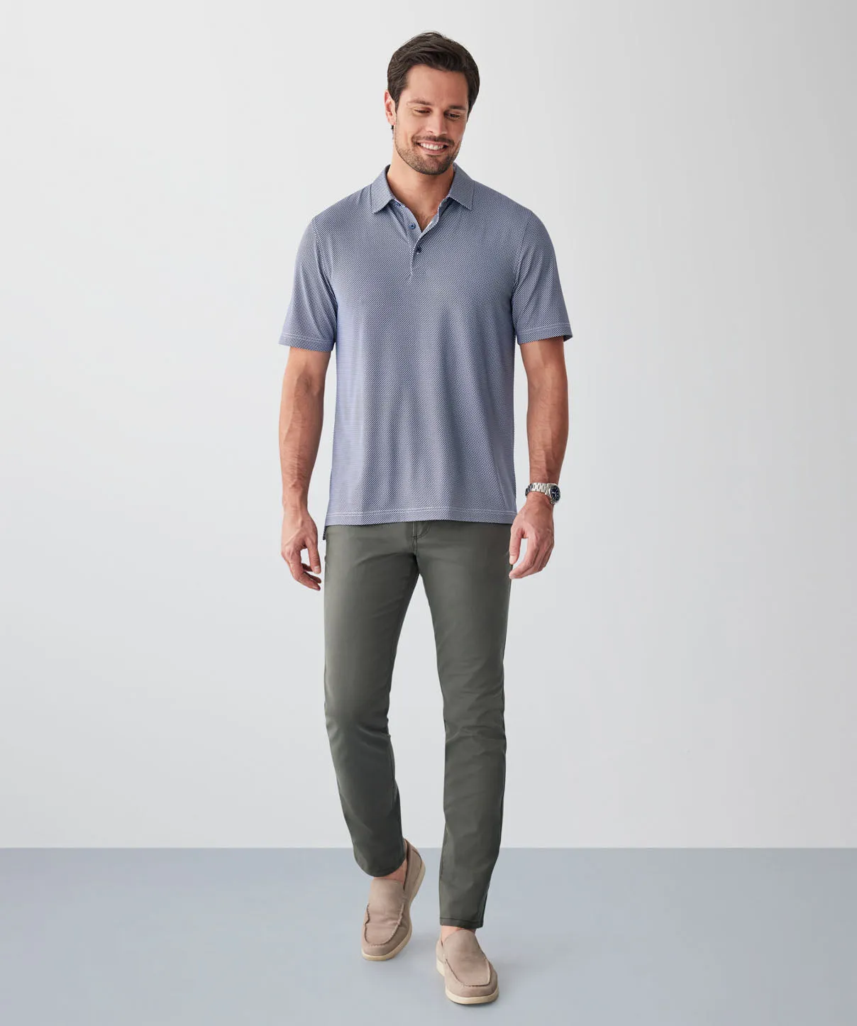 GAZFLEX Geo Polo - Navy sold by GAZMAN product image thumbnail 4