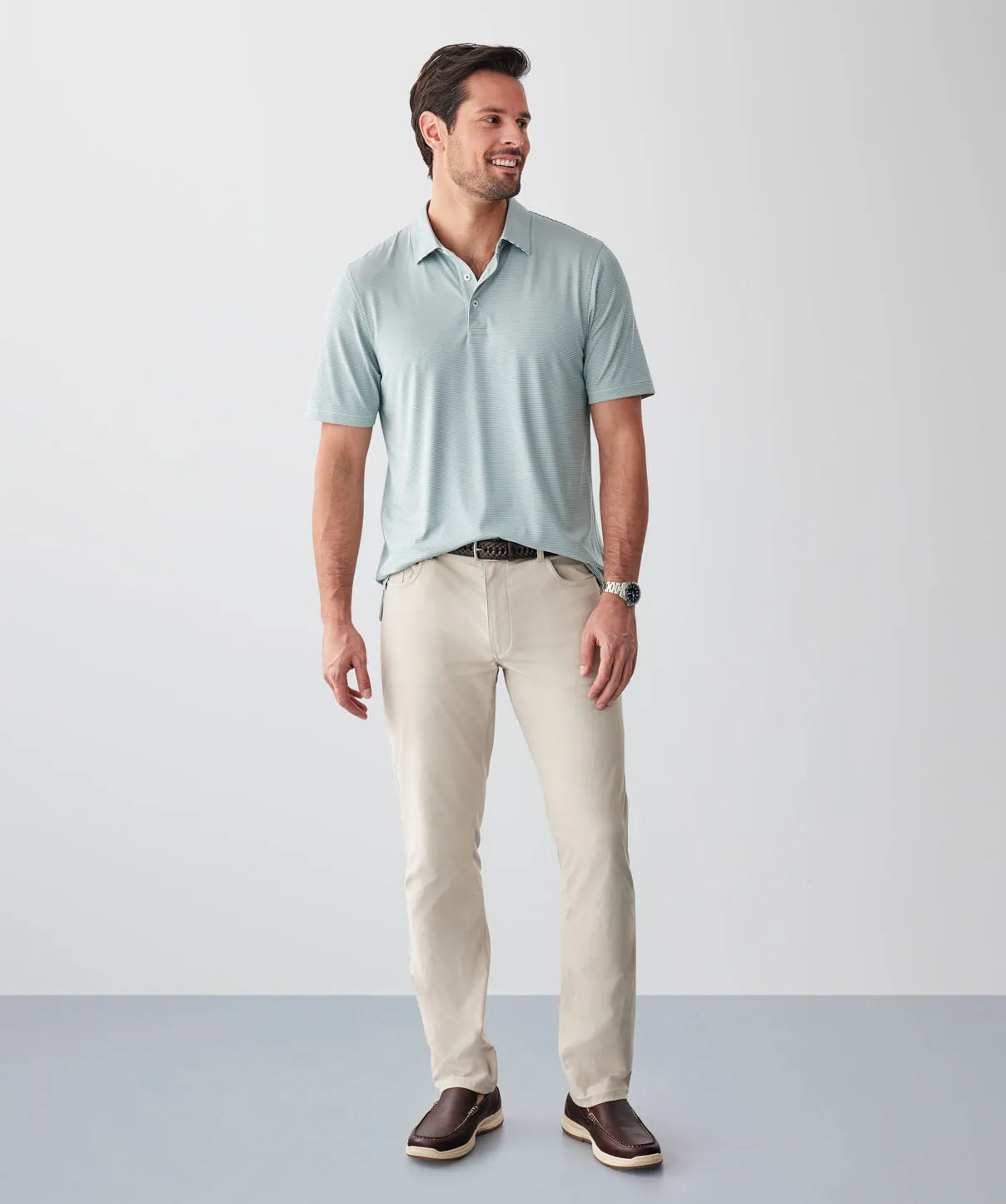 GAZFLEX Stripe Polo - Green sold by GAZMAN product image thumbnail 4
