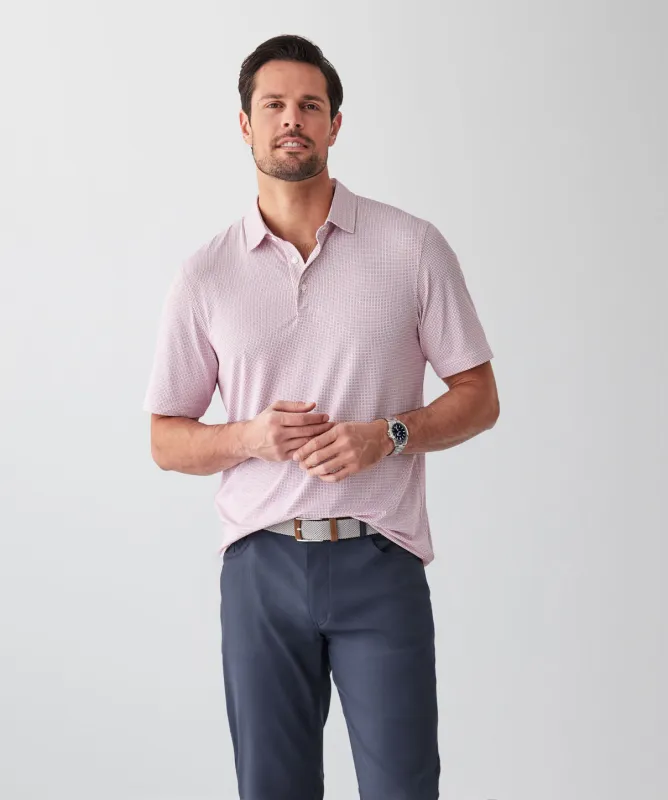 GAZFLEX Geo Polo - Washed Red sold by GAZMAN