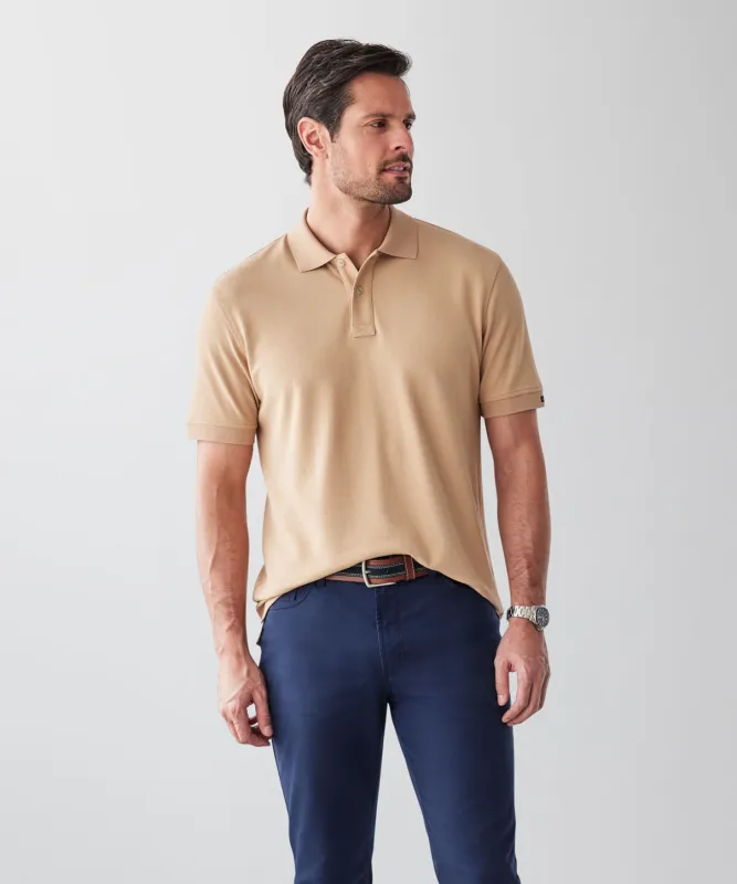 Classic Pique Polo - Sand sold by GAZMAN