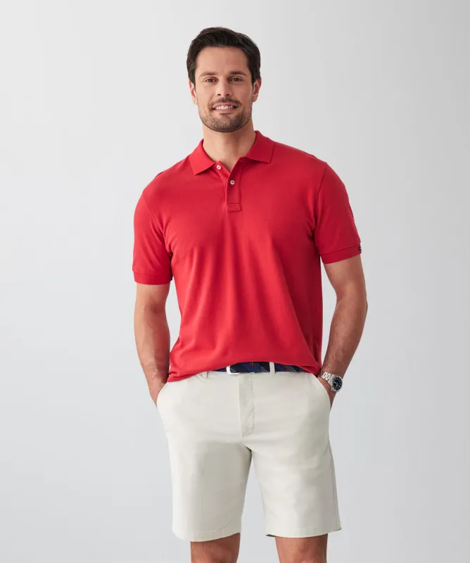 Classic Pique Polo - Red sold by GAZMAN