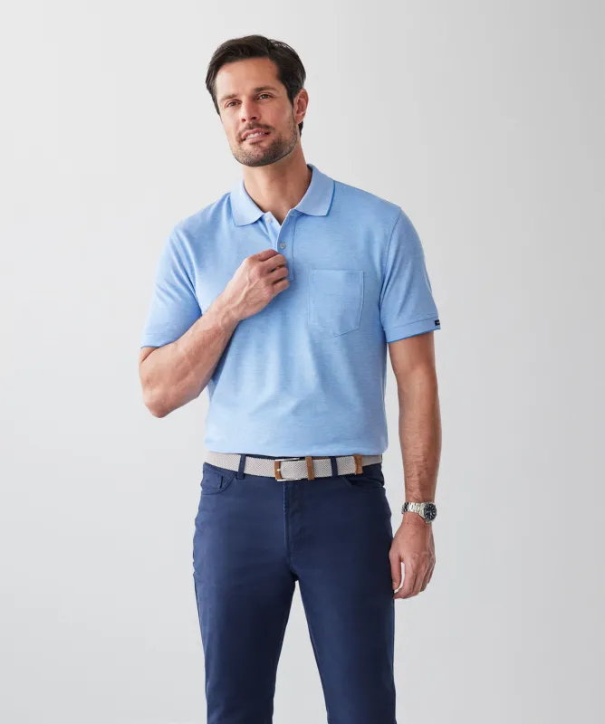 Oxford Pocket Polo - Blue sold by GAZMAN