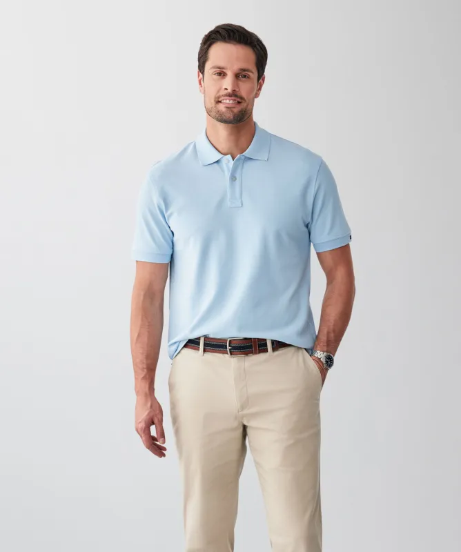 Classic Pique Polo - Sky Blue sold by GAZMAN