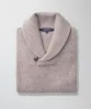 Shawl Neck Rib Knit - Taupe sold by GAZMAN
