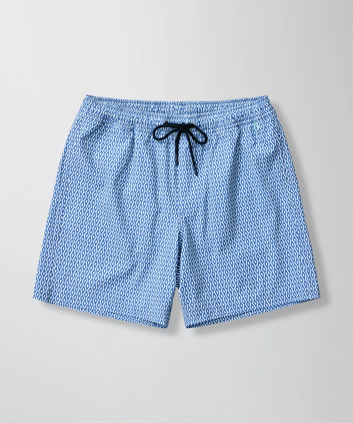 Geo Swim Shorts - Blue sold by GAZMAN