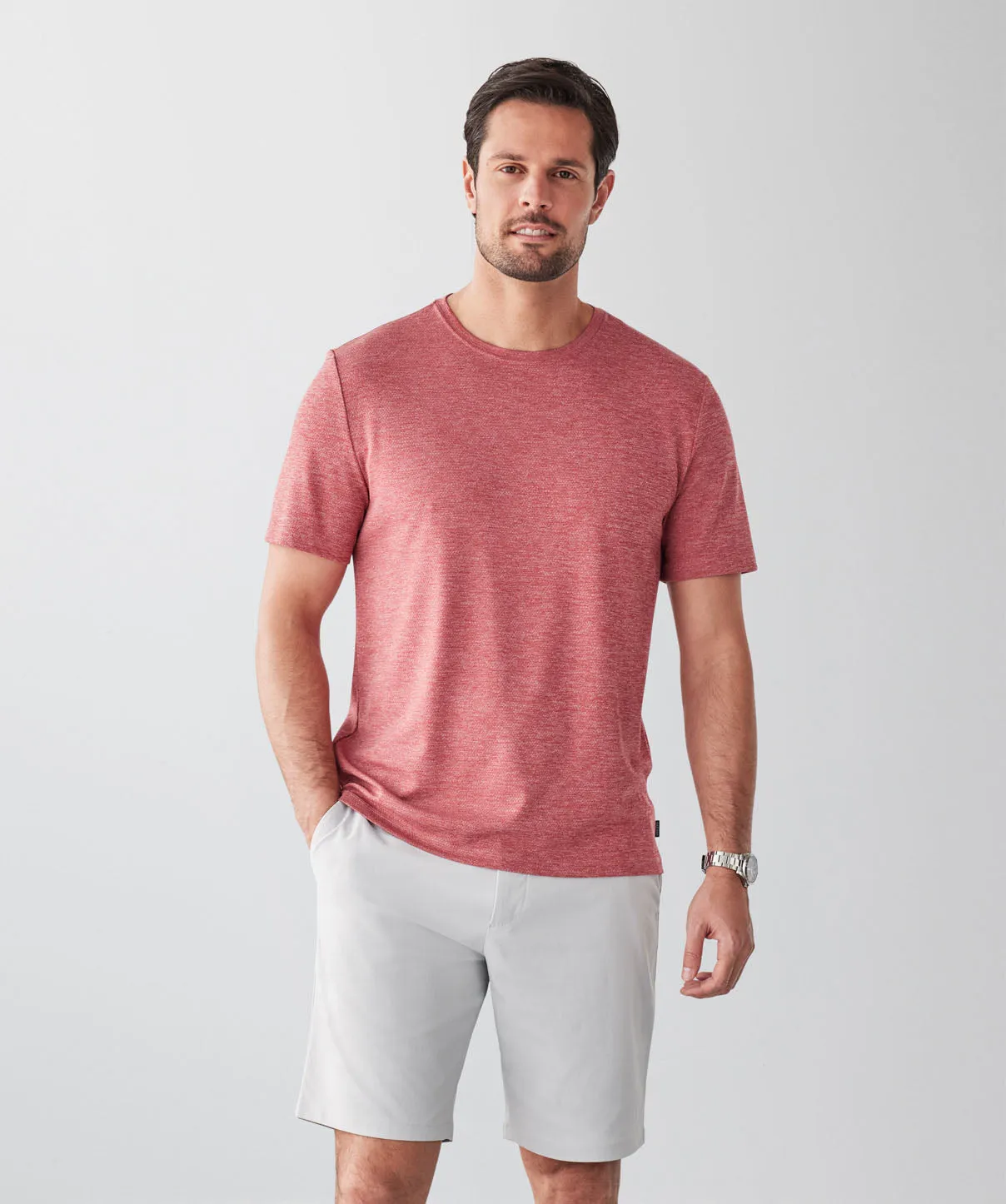 GAZFLEX Crew T-Shirt - Red sold by GAZMAN