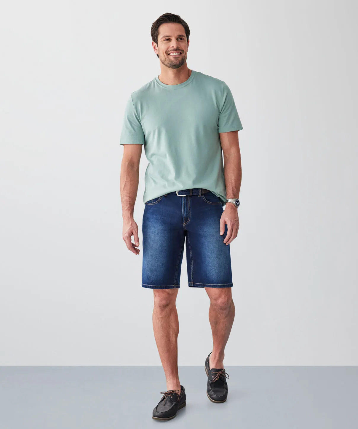 Basic Crew T-shirt - Sage sold by GAZMAN product image thumbnail 4