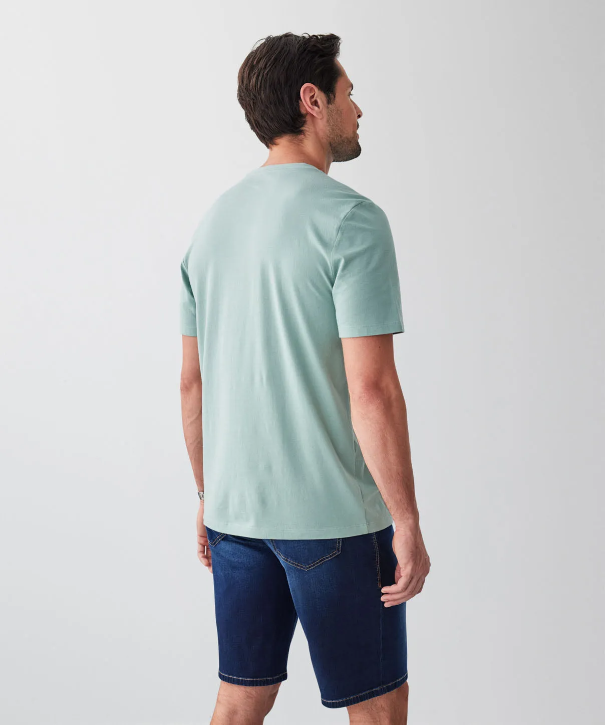 Basic Crew T-shirt - Sage sold by GAZMAN product image thumbnail 2