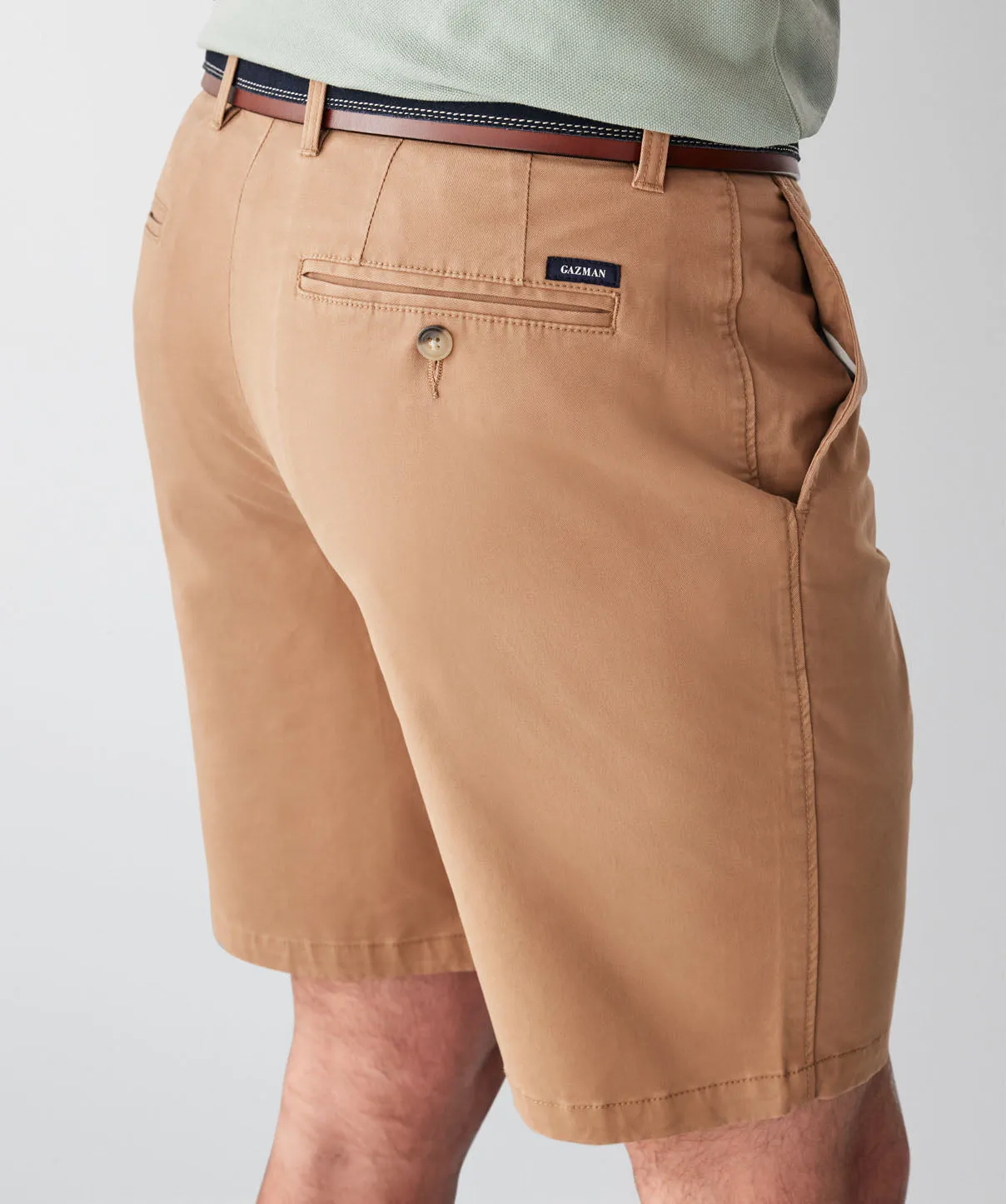 Comfort Twill Shorts - Tobacco sold by GAZMAN product image thumbnail 3