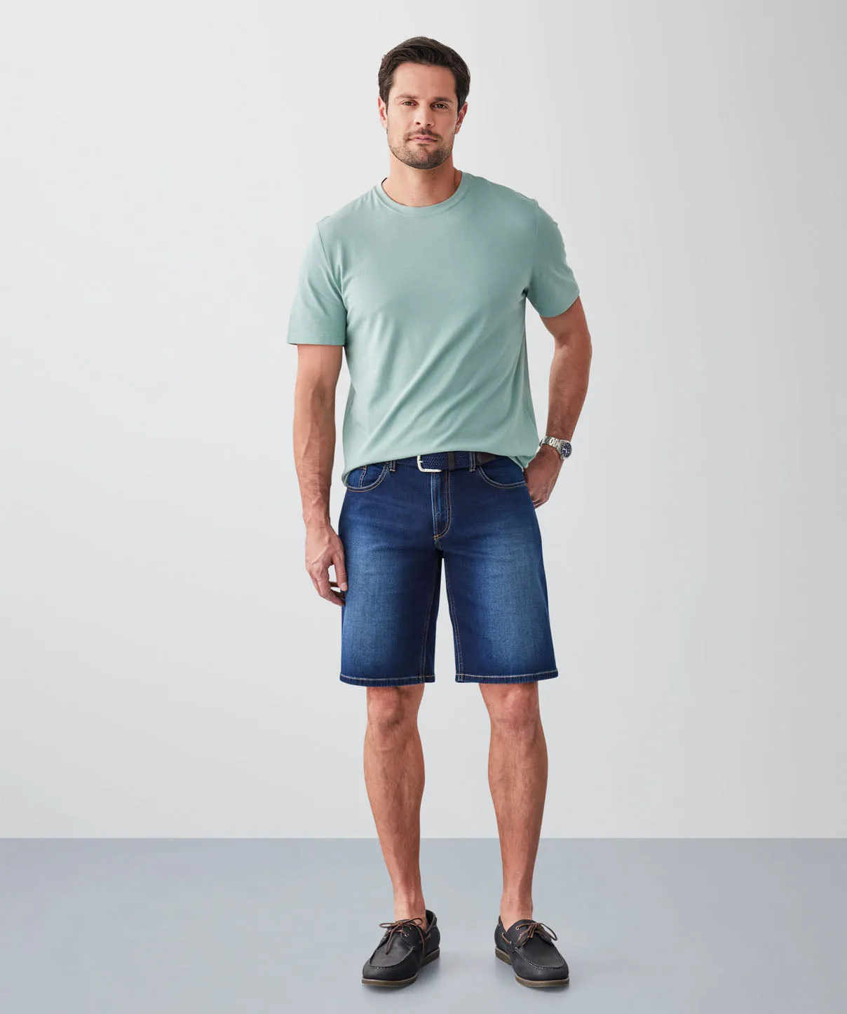 Denim Shorts - Indigo sold by GAZMAN product image thumbnail 5