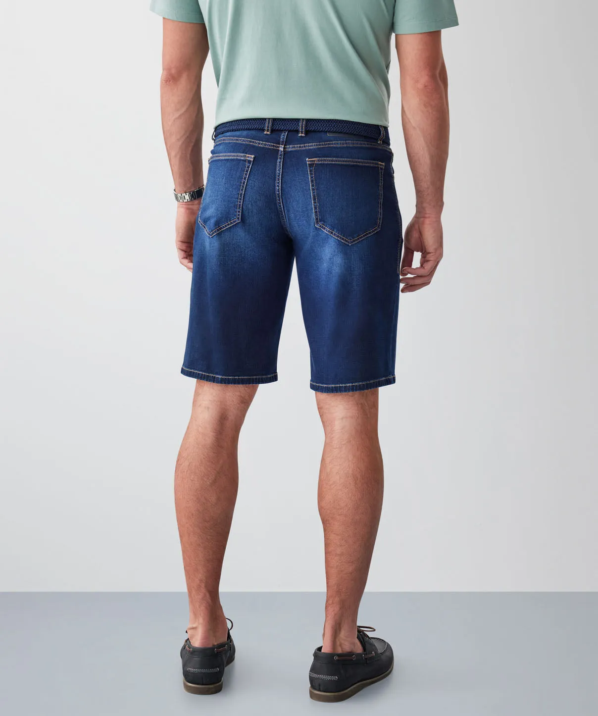 Denim Shorts - Indigo sold by GAZMAN product image thumbnail 3