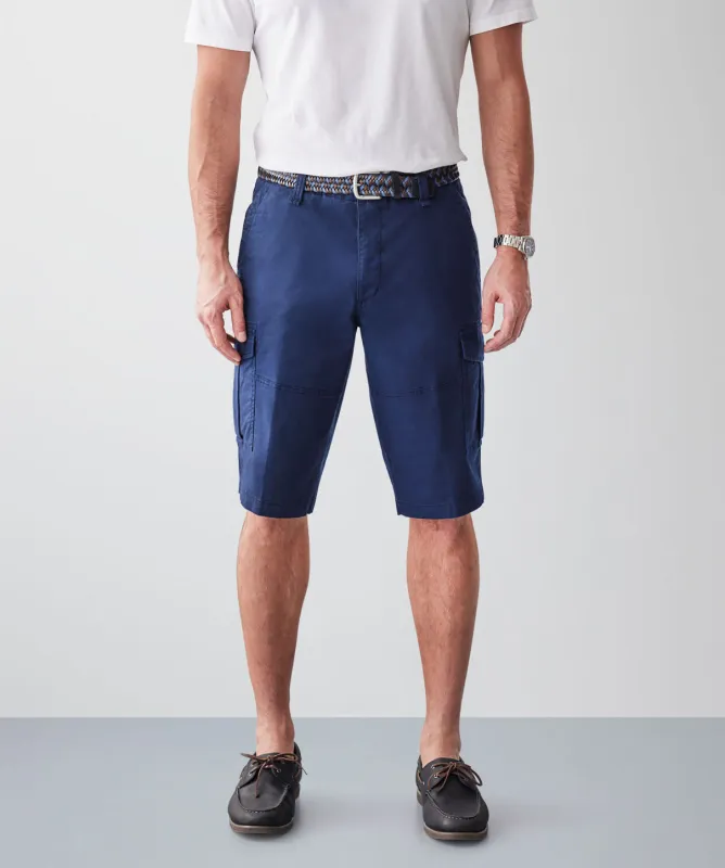 Long Cargo Shorts - Navy sold by GAZMAN