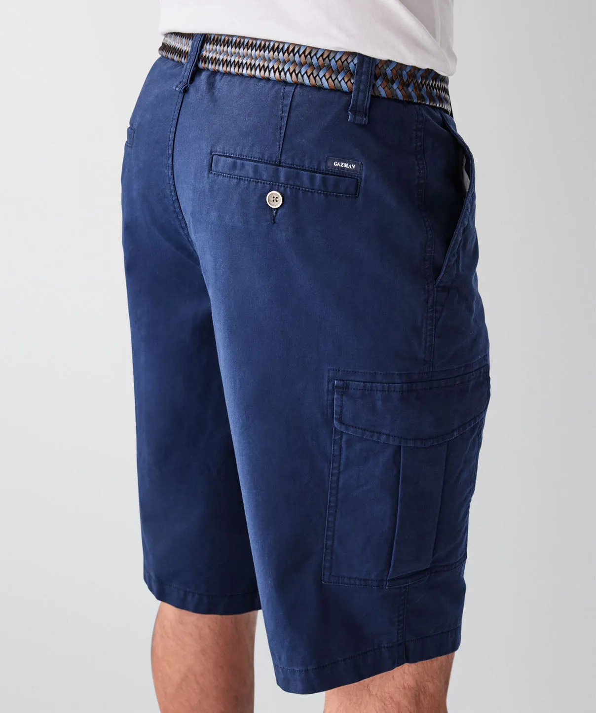 Long Cargo Shorts - Navy sold by GAZMAN product image thumbnail 4