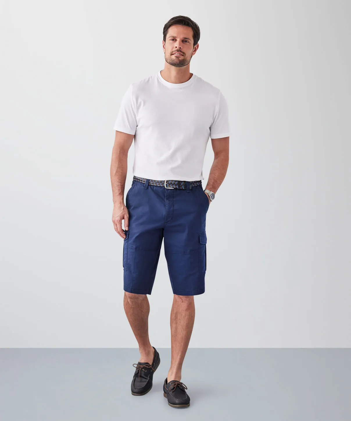 Long Cargo Shorts - Navy sold by GAZMAN product image thumbnail 5