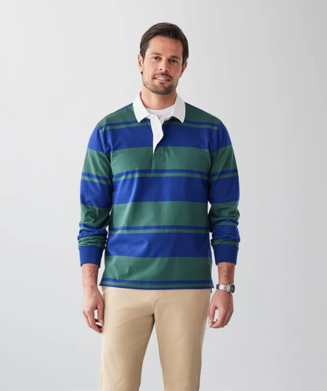 Multi Stripe Rugby Jumper - Multi sold by GAZMAN