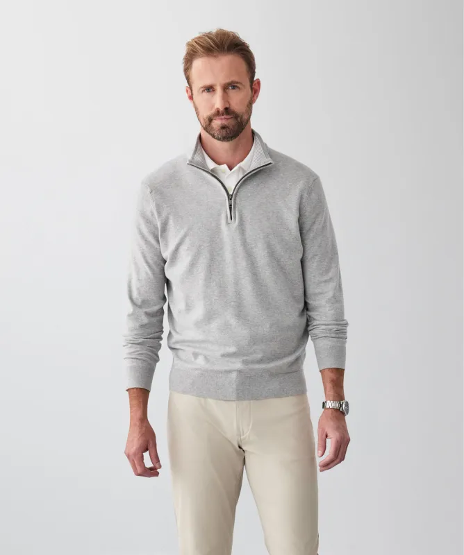 High Flex Half Zip Knit - Grey sold by GAZMAN