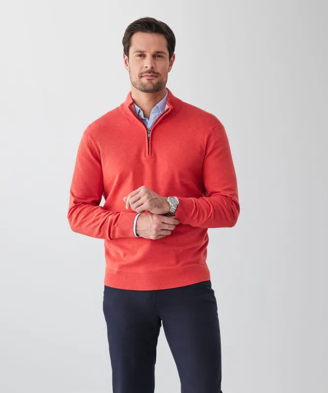 High Flex Half Zip Knit - Red sold by GAZMAN