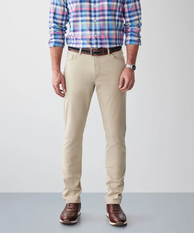 Modern Stretch 5 Pocket Pants - Sand sold by GAZMAN